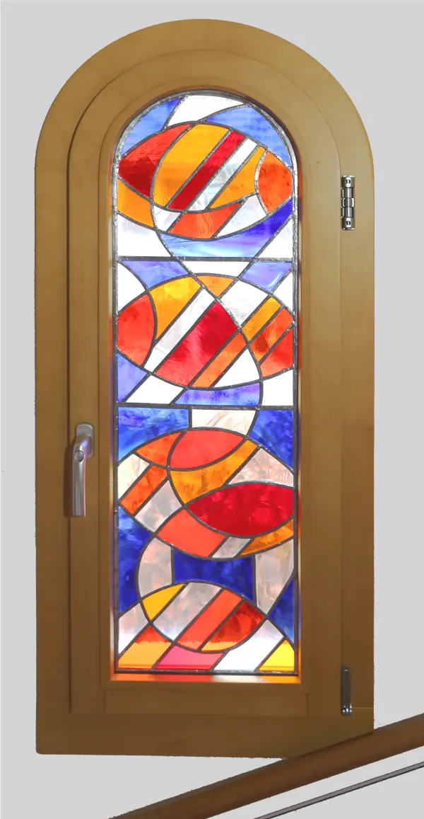 Holzfenster mit Spezialglas